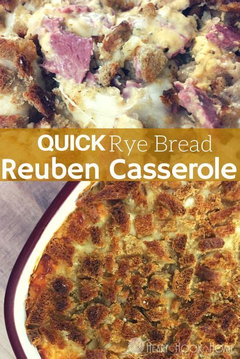 You can make it with or without the cheese. Tasty Rye Bread Reuben Casserole | Recipe | Reuben casserole, Casserole recipes, Recipes