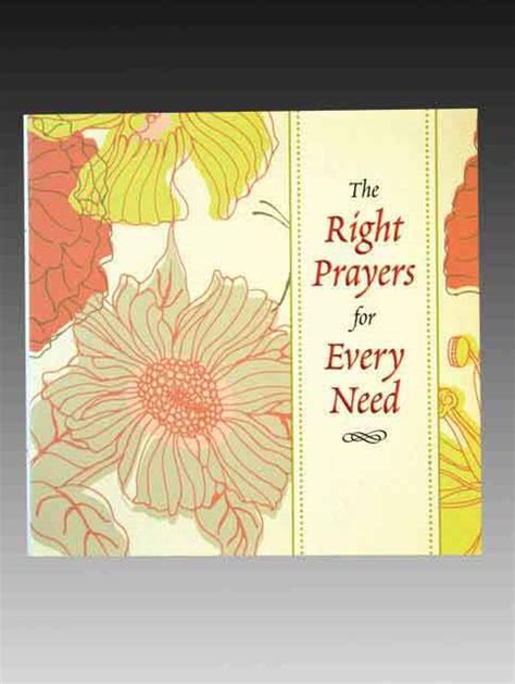 Right Prayers For Every Need Gatto Christian Shop