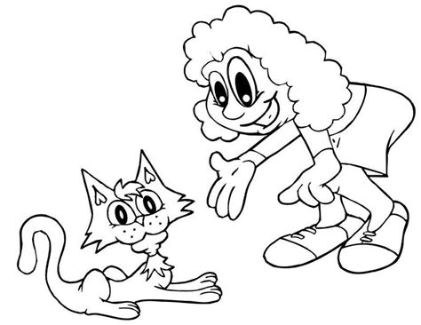 Cute kitten coloring page free printable. Cute Kitten Coloring Pages Idea