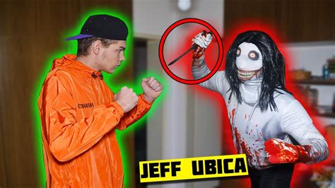 *JEFF UBICA* ME JE NAPAO NOZEM ! (UPOZORENJE) - YouTube