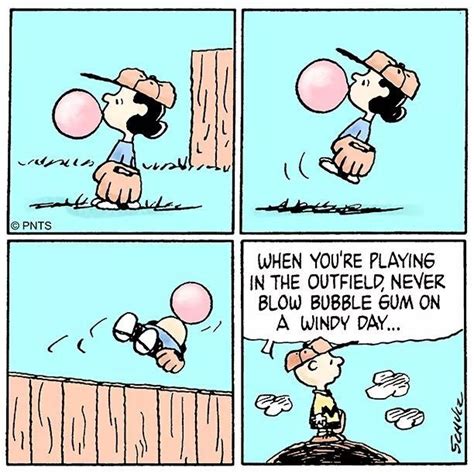 A Baseball Tip From Charlie Brown Snoopy Funny Snoopy Comics