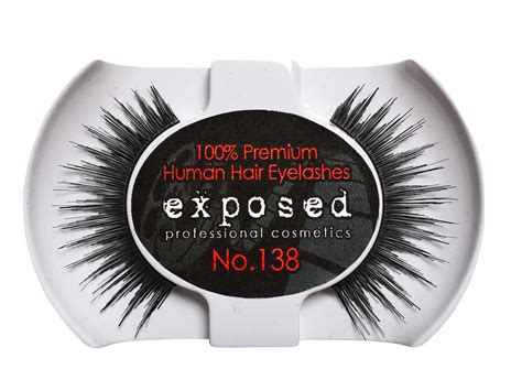 Exposed Professional Human Hair Eyelashes No 138 1pc Mirage Cosmetics