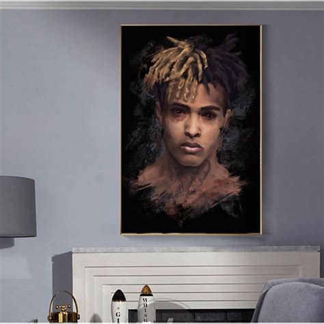 XXXTentacion Poster Hip Hop Art Music Singer Hip Hop Rap Print Etsy