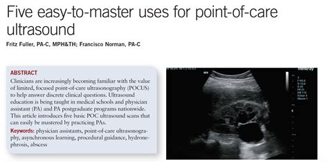 The Society Of Point Of Care Ultrasound Spocus In The News