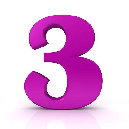 It is the natural number following 2 and preceding 4, and is the smallest odd prime number and the only prime preceding a square number. Number 3 Three Pink 3d Sign Symbol Icon Isolated Stock ...