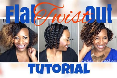 Flat Twist Out Tutorial On Dry Hair Curlynikki Natural Hair Care