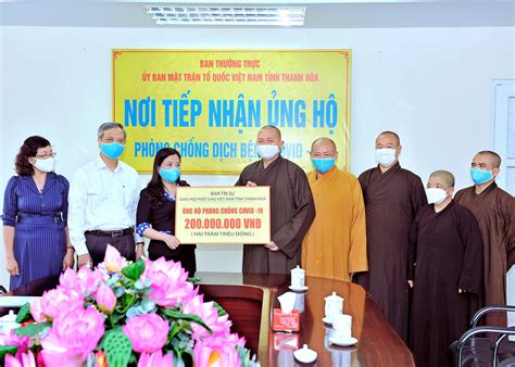 Khi về đến nhà, bà đth có lên trạm y tế phường quảng vinh để khai báo y tế và cách ly tại nhà. Phật giáo tỉnh Thanh Hóa ủng hộ 200 triệu đồng phòng ...