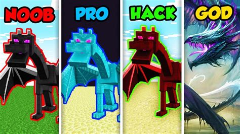 Minecraft Noob Vs Pro Vs Hacker Vs God Dragon In