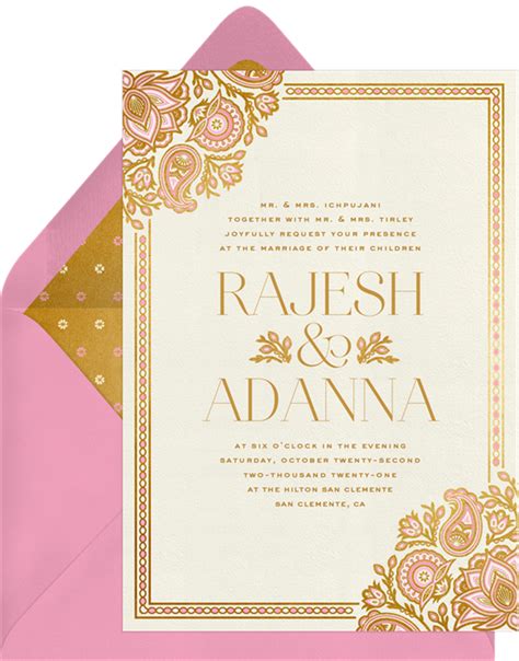 Indian Wedding Card Wordings Modern Wedding Invitation Text Detailed