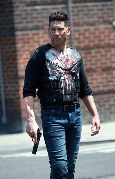 Jon Bernthal Filming The Punisher Season 2 Punisher Costume Jon