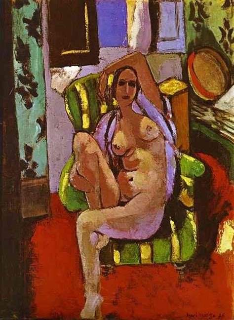 Nude Sitting In An Armchair Matisse