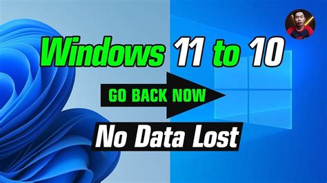 How To Downgrade Windows 11 To Windows 10 Without Losing Data Youtube