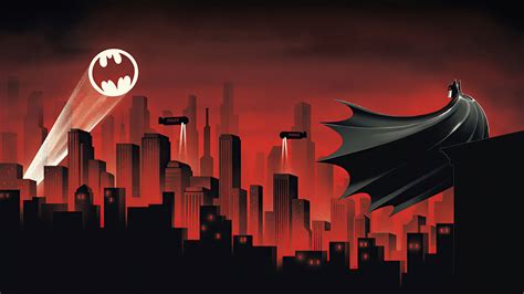 Find the best 4k batman wallpaper on getwallpapers. Desktop Wallpaper Batman, The Animated Series, Red World ...