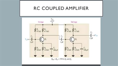 Rc Coupled Amplifier Youtube