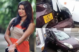 Actress Kavisha Ayeshani Accident In Nugegoda Photos Gossip Lanka Hot