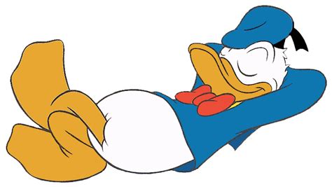 Donald Lay On Back Donald Duck Duck Illustration Disney Duck