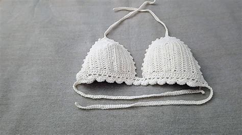 Top Haut De Bikini Maillot De Bain Au Crochet Facile Faire Youtube