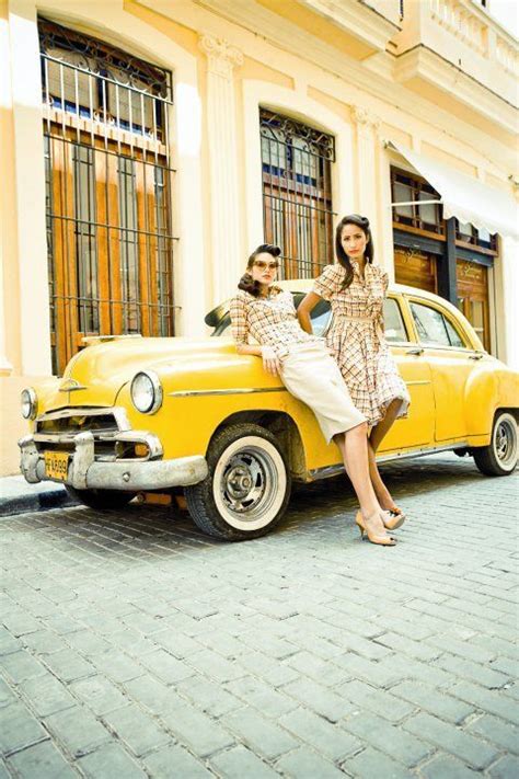 Pin by Yuriy Mishchenko on Woman and car | Cuba fashion, Vintage yellow
