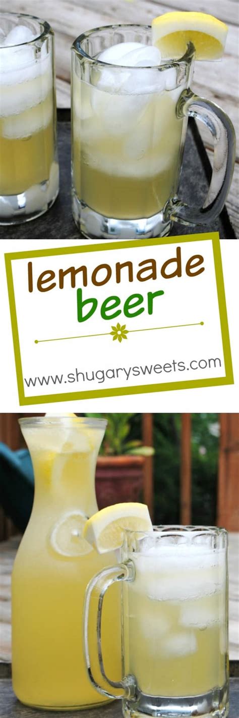 Lemonade Beer With Cherry Rum Shugary Sweets