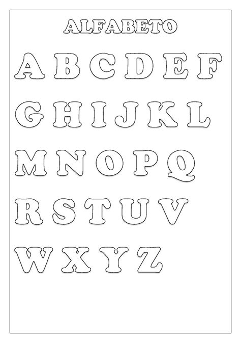 Molde De Letras Para Imprimir Alfabeto Completo Moldes De Letras Images