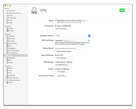 How To Set Up Macos Servers Vpn Service Macworld