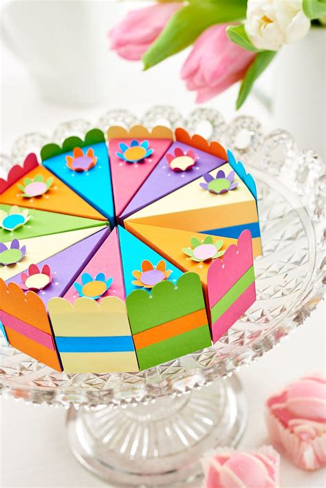 Handmade Paper Cake Craft Papercraft Among Us