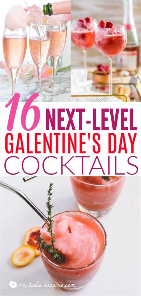 16 Galentine S Day Cocktails That Ll Elevate Girls Night Xo Katie Rosario Yummy Alcoholic
