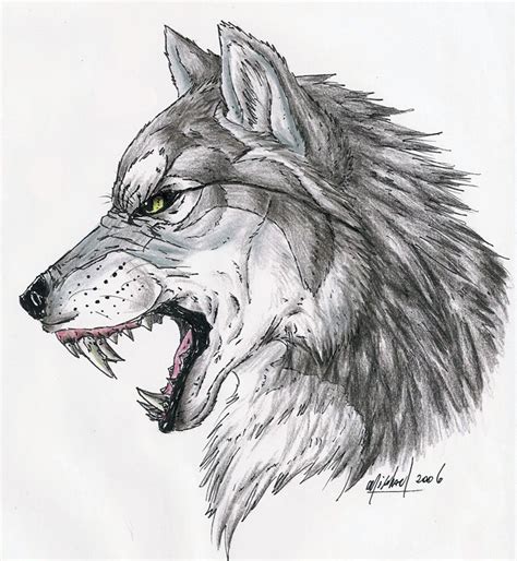 Growl By Deadhowl On Deviantart Wolf Drawing Tattoo Wolf Tattoo
