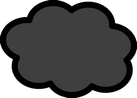 Dark Cloud Cartoon Png Transparent Background Cartoon Clipart Cloud