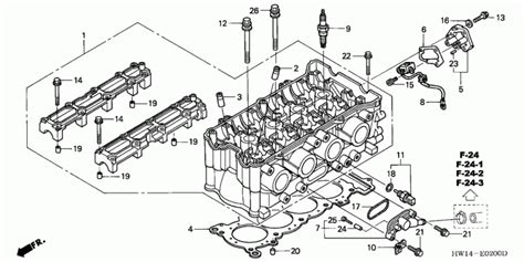 2007 Honda Odyssey Engine Parts Diagram