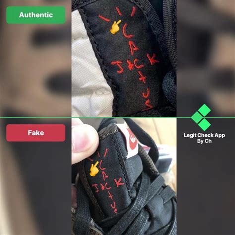 I also go over in detail all the ways you can legit check your own pair. REAL VS FAKE: TRAVIS SCOTT LOW TOP