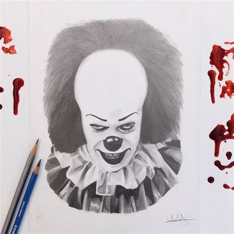 With tenor, maker of gif keyboard, add popular killer clown animated gifs to your conversations. ORIGINAL Pennywise The Clown Tim Curry Drawing