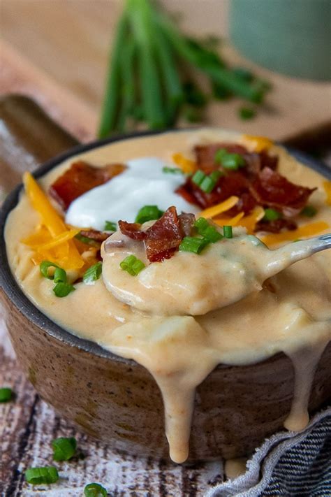 Your search for the best homemade easy potato soup recipe is over! Instant Pot Loaded Baked Potato Soup | Best Thick, Creamy Potato Soup - My Recipe Magic
