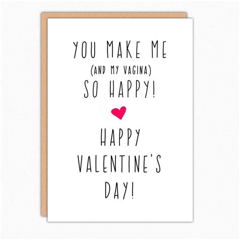 Funny Valentine Card Naughty Valentines Day Card Sexy Etsy