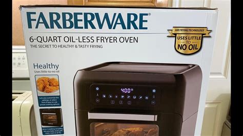 Uses little to no oil, reducing fat and calories; Farberware Toaster Oven With Rotisserie Manual ...