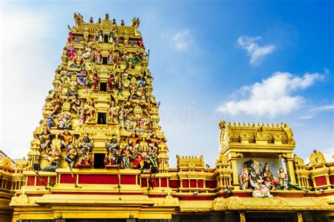 View On Colorful Hindu Temple In Colombo Sri Lanka Stock Image Image
