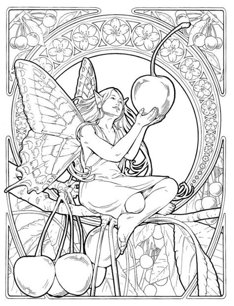 Pin By Connie Diaz On Coloring Images And Books For Adults Fairy
