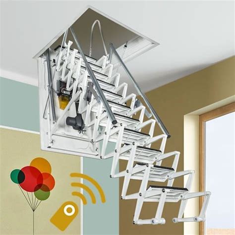 Loft Ladders With Handrails Quick And Easy Installation Loft Ladder