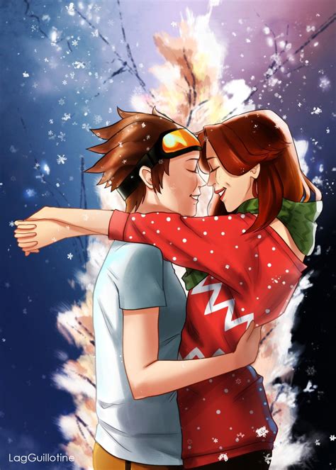 Tracer Y Emily Por Alexie Tracer Y Emily Pinterest Overwatch Overwatch Tracer