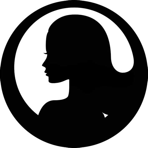 Royalty Free Silhouette Woman Face Woman Silhouette Vector Clipart