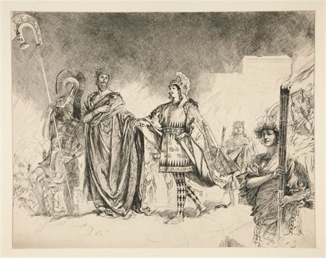 Edwin Austin Abbey Study Marriage Morning Of Theseus And Hippolyta