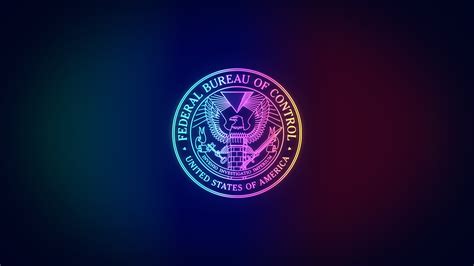 Neon Federal Bureau Of Control Wallpaper 3840 X 2160