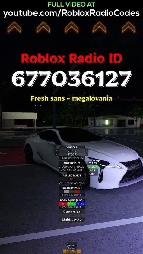 Fresh Sans Megalovania Roblox Id Roblox Music Radio Roblox Codes