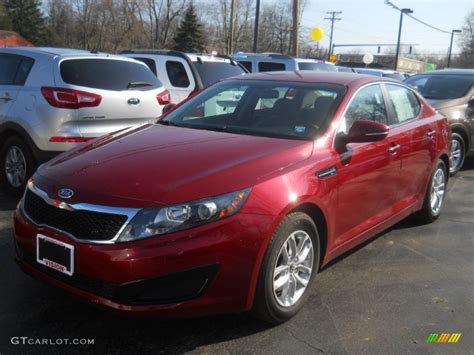 2011 Spicy Red Kia Optima Lx 62596623 Photo 9 Car