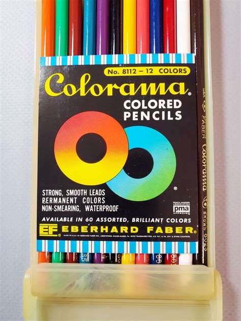 Fueled By Clouds And Coffee Vintage Colored Pencils Eberhard Faber Colorama