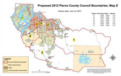 Pierce County Council District Boundaries Could Be Done Deal
