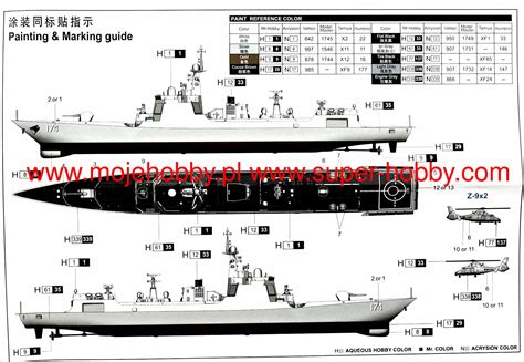 Pla Navy Type 052d Destroyer Trumpeter 06732
