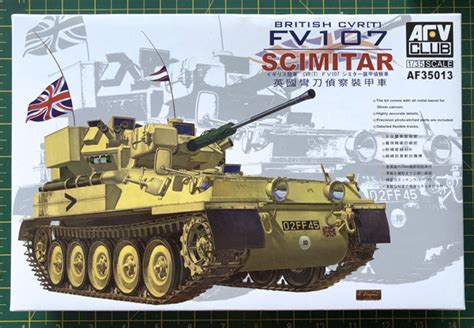 Afv Club British Cvr T Fv107 Scimitar 135 Build Review Scale