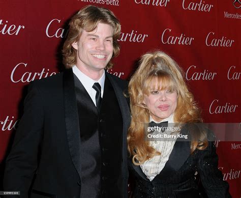 entertainer charo and her son actor shel rasten arrive at the 24th news photo getty images