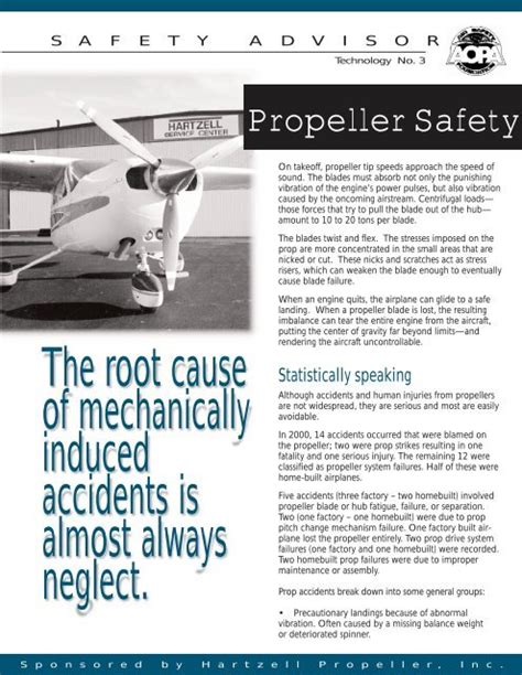 Propeller Safety Pdf 798 Kb Flight Training Aircraft Owners